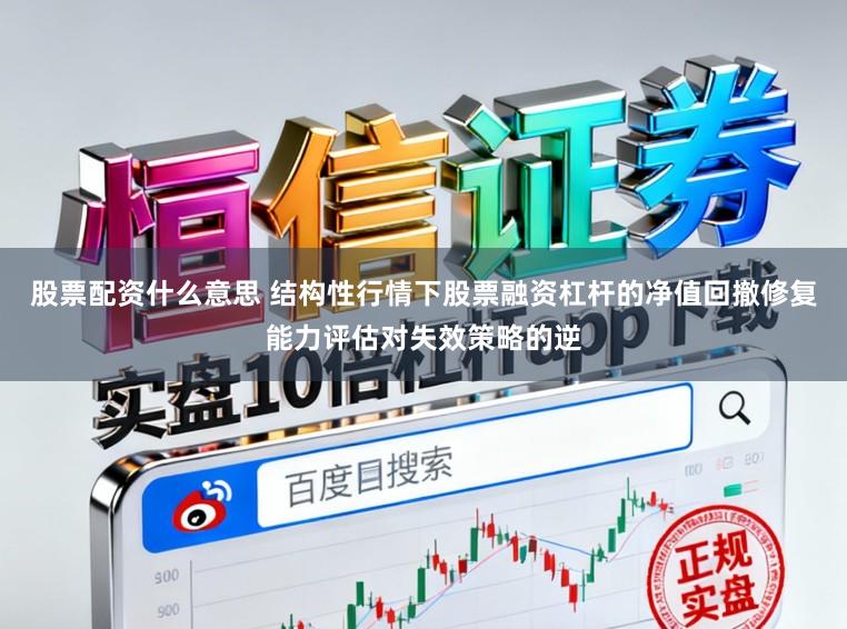 股票配资什么意思 结构性行情下股票融资杠杆的净值回撤修复能力评估对失效策略的逆