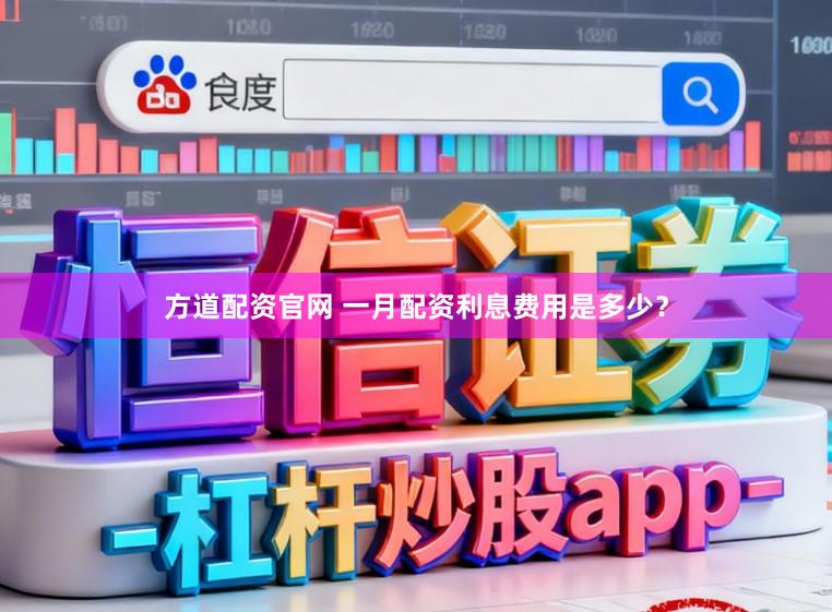 方道配资官网 一月配资利息费用是多少？